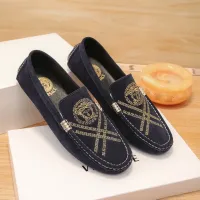 Cheap Versace Leather Shoes For Men #1423097 Replica Wholesale [$76.00 USD] [ITEM#1423097] on Replica Versace Leather Shoes