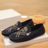 Cheap Versace Leather Shoes For Men #1423097 Replica Wholesale [$76.00 USD] [ITEM#1423097] on Replica Versace Leather Shoes