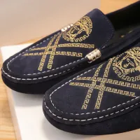 Cheap Versace Leather Shoes For Men #1423097 Replica Wholesale [$76.00 USD] [ITEM#1423097] on Replica Versace Leather Shoes