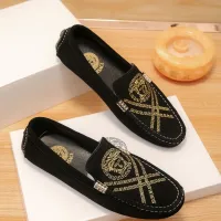 Cheap Versace Leather Shoes For Men #1423098 Replica Wholesale [$76.00 USD] [ITEM#1423098] on Replica Versace Leather Shoes