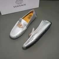 Cheap Versace Leather Shoes For Men #1423105 Replica Wholesale [$76.00 USD] [ITEM#1423105] on Replica Versace Leather Shoes