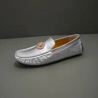 Cheap Versace Leather Shoes For Men #1423105 Replica Wholesale [$76.00 USD] [ITEM#1423105] on Replica Versace Leather Shoes