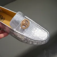 Cheap Versace Leather Shoes For Men #1423105 Replica Wholesale [$76.00 USD] [ITEM#1423105] on Replica Versace Leather Shoes