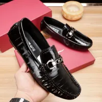 Cheap Salvatore Ferragamo Leather Shoes For Men #1423111 Replica Wholesale [$76.00 USD] [ITEM#1423111] on Replica Salvatore Ferragamo Leather Shoes