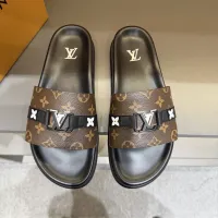 Cheap Louis Vuitton Slippers For Men #1423130 Replica Wholesale [$52.00 USD] [ITEM#1423130] on Replica Louis Vuitton Slippers