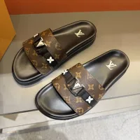 Cheap Louis Vuitton Slippers For Men #1423130 Replica Wholesale [$52.00 USD] [ITEM#1423130] on Replica Louis Vuitton Slippers