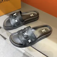 Cheap Louis Vuitton Slippers For Men #1423131 Replica Wholesale [$52.00 USD] [ITEM#1423131] on Replica Louis Vuitton Slippers