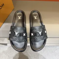 Cheap Louis Vuitton Slippers For Men #1423131 Replica Wholesale [$52.00 USD] [ITEM#1423131] on Replica Louis Vuitton Slippers
