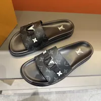 Cheap Louis Vuitton Slippers For Men #1423131 Replica Wholesale [$52.00 USD] [ITEM#1423131] on Replica Louis Vuitton Slippers