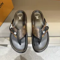 Cheap Louis Vuitton Slippers For Men #1423132 Replica Wholesale [$52.00 USD] [ITEM#1423132] on Replica Louis Vuitton Slippers