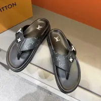Cheap Louis Vuitton Slippers For Men #1423133 Replica Wholesale [$52.00 USD] [ITEM#1423133] on Replica Louis Vuitton Slippers