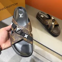 Cheap Louis Vuitton Slippers For Men #1423134 Replica Wholesale [$52.00 USD] [ITEM#1423134] on Replica Louis Vuitton Slippers