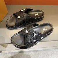Cheap Louis Vuitton Slippers For Men #1423137 Replica Wholesale [$52.00 USD] [ITEM#1423137] on Replica Louis Vuitton Slippers