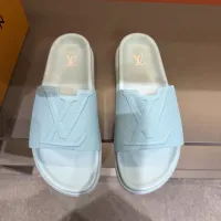 Cheap Louis Vuitton Slippers For Men #1423140 Replica Wholesale [$52.00 USD] [ITEM#1423140] on Replica Louis Vuitton Slippers