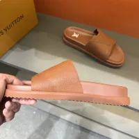 Cheap Louis Vuitton Slippers For Men #1423141 Replica Wholesale [$52.00 USD] [ITEM#1423141] on Replica Louis Vuitton Slippers