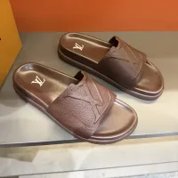 Cheap Louis Vuitton Slippers For Men #1423142 Replica Wholesale [$52.00 USD] [ITEM#1423142] on Replica Louis Vuitton Slippers