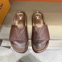 Cheap Louis Vuitton Slippers For Men #1423142 Replica Wholesale [$52.00 USD] [ITEM#1423142] on Replica Louis Vuitton Slippers