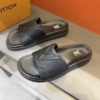 Cheap Louis Vuitton Slippers For Men #1423143 Replica Wholesale [$52.00 USD] [ITEM#1423143] on Replica Louis Vuitton Slippers