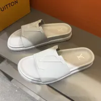 Cheap Louis Vuitton Slippers For Men #1423147 Replica Wholesale [$52.00 USD] [ITEM#1423147] on Replica Louis Vuitton Slippers