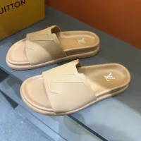 Cheap Louis Vuitton Slippers For Men #1423151 Replica Wholesale [$52.00 USD] [ITEM#1423151] on Replica Louis Vuitton Slippers
