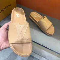 Cheap Louis Vuitton Slippers For Men #1423151 Replica Wholesale [$52.00 USD] [ITEM#1423151] on Replica Louis Vuitton Slippers