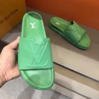 Cheap Louis Vuitton Slippers For Men #1423152 Replica Wholesale [$52.00 USD] [ITEM#1423152] on Replica Louis Vuitton Slippers