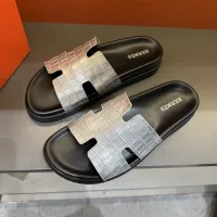 Cheap Hermes Slippers For Men #1423157 Replica Wholesale [$52.00 USD] [ITEM#1423157] on Replica Hermes Slippers