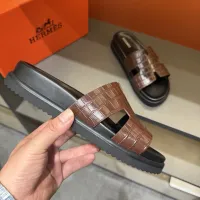 Cheap Hermes Slippers For Men #1423166 Replica Wholesale [$52.00 USD] [ITEM#1423166] on Replica Hermes Slippers