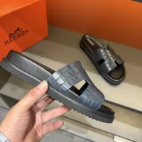 Cheap Hermes Slippers For Men #1423167 Replica Wholesale [$52.00 USD] [ITEM#1423167] on Replica Hermes Slippers