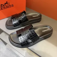 Cheap Hermes Slippers For Men #1423168 Replica Wholesale [$52.00 USD] [ITEM#1423168] on Replica Hermes Slippers