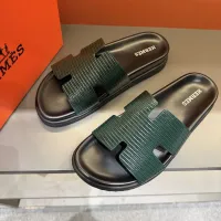 Cheap Hermes Slippers For Men #1423169 Replica Wholesale [$52.00 USD] [ITEM#1423169] on Replica Hermes Slippers