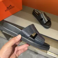 Cheap Hermes Slippers For Men #1423170 Replica Wholesale [$52.00 USD] [ITEM#1423170] on Replica Hermes Slippers
