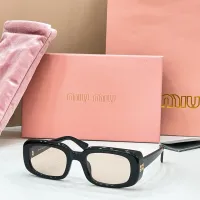 Cheap MIU MIU AAA Quality Sunglasses #1423323 Replica Wholesale [$60.00 USD] [ITEM#1423323] on Replica MIU MIU AAA Sunglasses