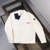 Cheap Prada Jackets Long Sleeved For Men #1423433 Replica Wholesale [$85.00 USD] [ITEM#1423433] on Replica Prada Jackets