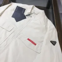 Cheap Prada Jackets Long Sleeved For Men #1423433 Replica Wholesale [$85.00 USD] [ITEM#1423433] on Replica Prada Jackets