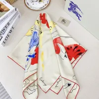 Cheap Burberry Silk Squares #1423570 Replica Wholesale [$64.00 USD] [ITEM#1423570] on Replica Burberry Scarf