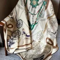 Cheap Hermes Silk Squares #1423629 Replica Wholesale [$85.00 USD] [ITEM#1423629] on Replica Hermes Scarf