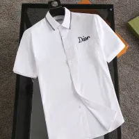 Cheap Christian Dior Shirts Short Sleeved For Men #1423711 Replica Wholesale [$38.00 USD] [ITEM#1423711] on Replica Christian Dior Shirts