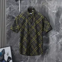 Cheap Burberry Shirts Short Sleeved For Men #1423722 Replica Wholesale [$39.00 USD] [ITEM#1423722] on Replica Burberry Shirts