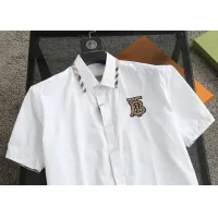 Cheap Burberry Shirts Short Sleeved For Men #1423736 Replica Wholesale [$38.00 USD] [ITEM#1423736] on Replica Burberry Shirts