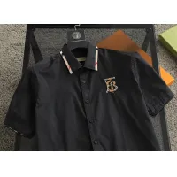 Cheap Burberry Shirts Short Sleeved For Men #1423737 Replica Wholesale [$38.00 USD] [ITEM#1423737] on Replica Burberry Shirts