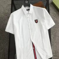 Cheap Gucci Shirts Short Sleeved For Men #1423740 Replica Wholesale [$38.00 USD] [ITEM#1423740] on Replica Gucci Shirts