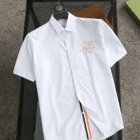 Cheap Hermes Shirts Short Sleeved For Men #1423742 Replica Wholesale [$38.00 USD] [ITEM#1423742] on Replica Hermes Shirts