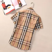 Cheap Burberry Shirts Short Sleeved For Women #1423748 Replica Wholesale [$36.00 USD] [ITEM#1423748] on Replica Burberry Shirts