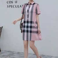 Cheap Burberry Dresses Short Sleeved For Women #1423751 Replica Wholesale [$76.00 USD] [ITEM#1423751] on Replica Burberry Dresses