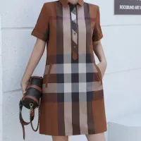 Cheap Burberry Dresses Short Sleeved For Women #1423752 Replica Wholesale [$76.00 USD] [ITEM#1423752] on Replica Burberry Dresses