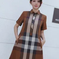Cheap Burberry Dresses Short Sleeved For Women #1423752 Replica Wholesale [$76.00 USD] [ITEM#1423752] on Replica Burberry Dresses
