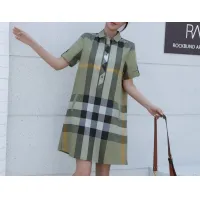 Cheap Burberry Dresses Short Sleeved For Women #1423754 Replica Wholesale [$76.00 USD] [ITEM#1423754] on Replica Burberry Dresses