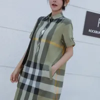 Cheap Burberry Dresses Short Sleeved For Women #1423754 Replica Wholesale [$76.00 USD] [ITEM#1423754] on Replica Burberry Dresses