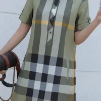 Cheap Burberry Dresses Short Sleeved For Women #1423754 Replica Wholesale [$76.00 USD] [ITEM#1423754] on Replica Burberry Dresses